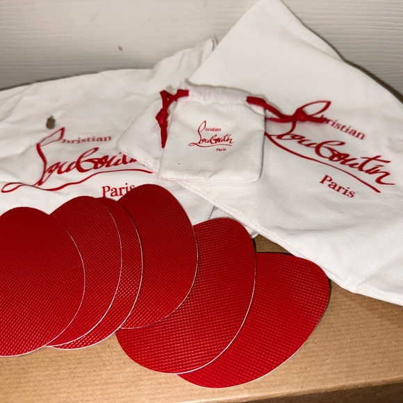 Size 37 1/2 red bottoms for sale. Worn once.Does have a few scratches. - Picture 7 of 9